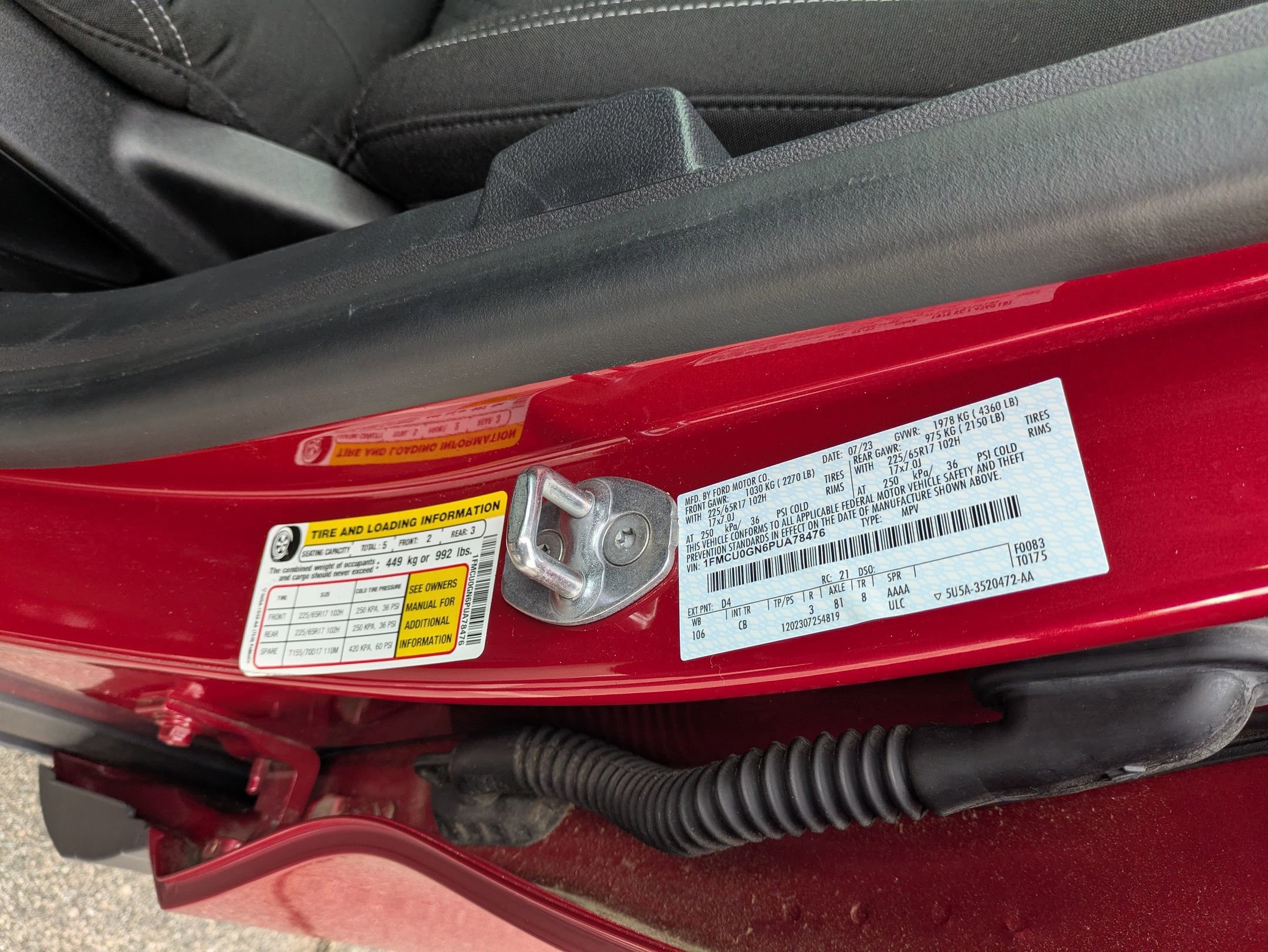 Certified 2023 Ford Escape Active w/ Cold Weather Package FWD image 42