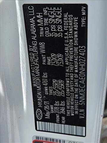 Used 2022 Hyundai Tucson Limited AWD/4WD image 16