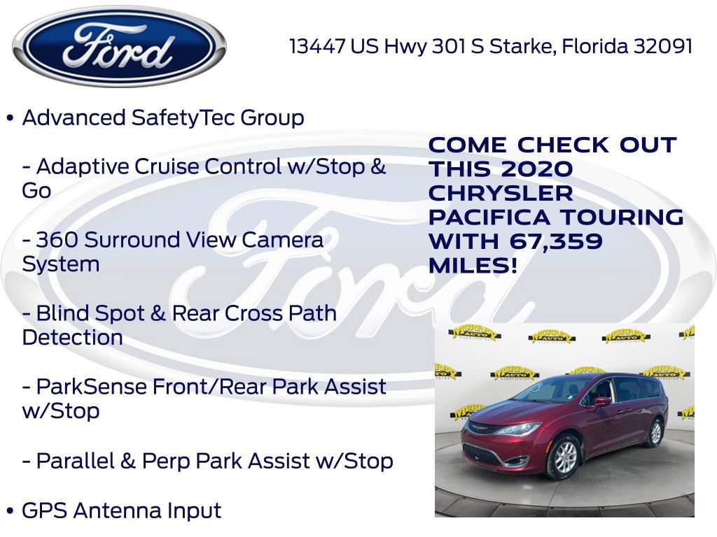 Used 2020 Chrysler Pacifica Touring w/ Advanced Safetytec Group FWD image 25