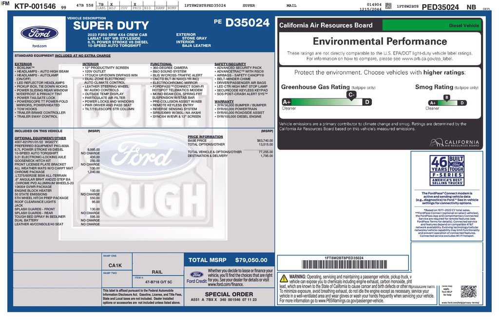Certified 2023 Ford F250 Lariat w/ Chrome Package AWD/4WD image 27