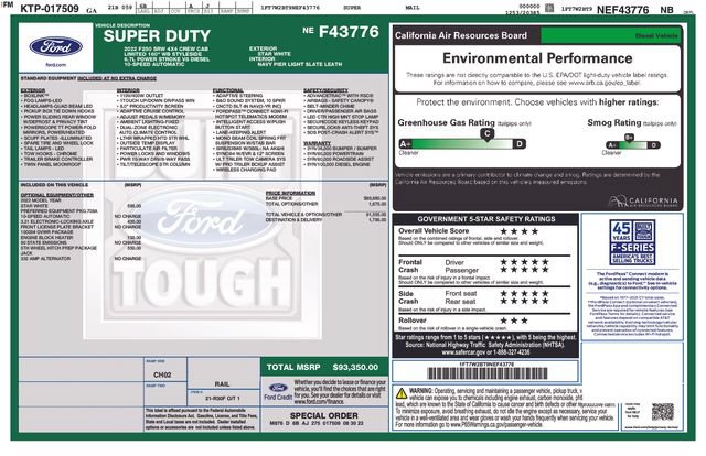 Certified 2022 Ford F250 Limited AWD/4WD image 19