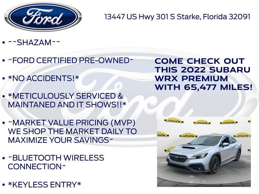 Used 2022 Subaru WRX Premium AWD/4WD image 6