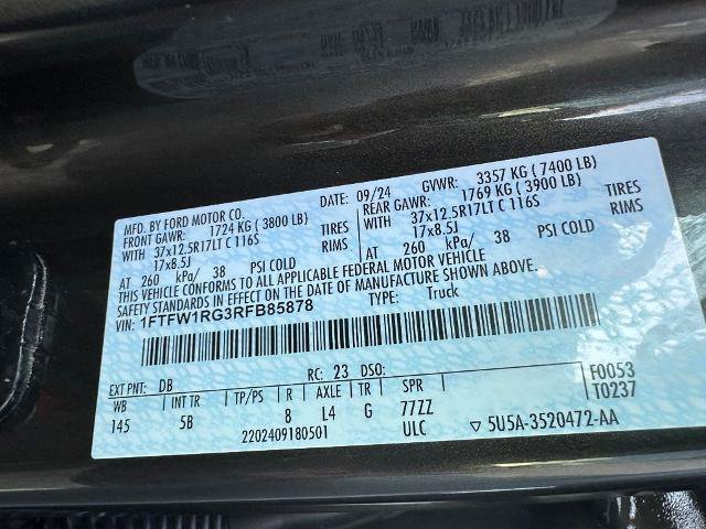 Certified 2024 Ford F150 Raptor AWD/4WD image 24