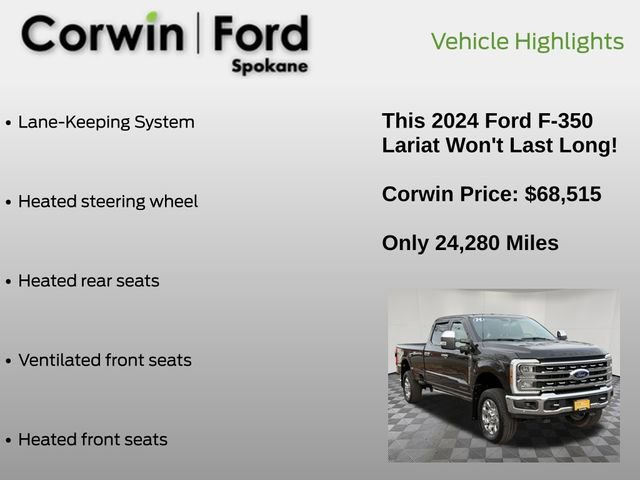 Certified 2024 Ford F350 Lariat w/ Lariat Ultimate Package image 31