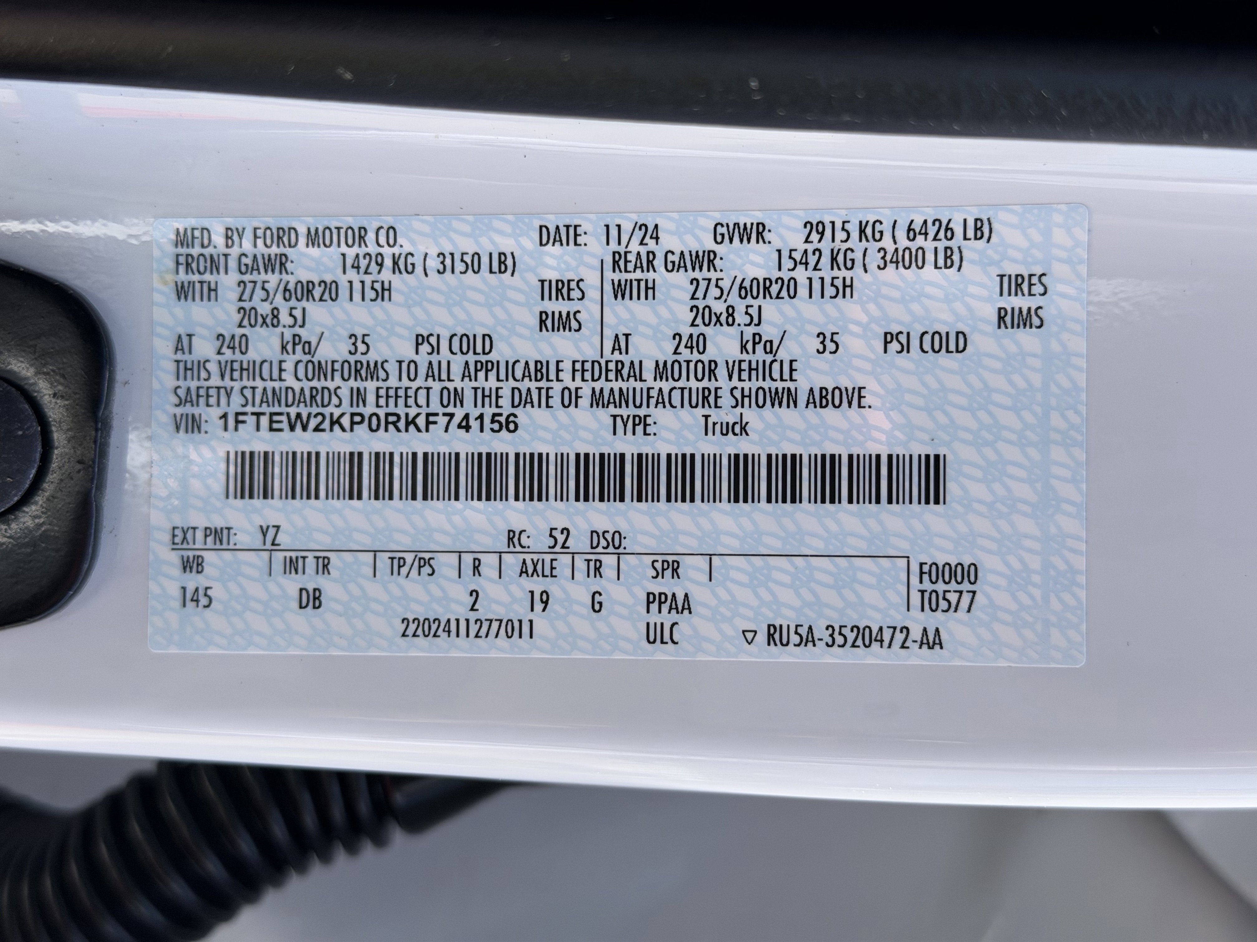 Certified 2024 Ford F150 STX RWD image 34