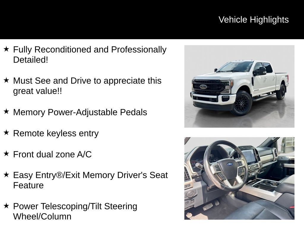 Certified 2022 Ford F350 Lariat w/ Black Appearance Package AWD/4WD image 32