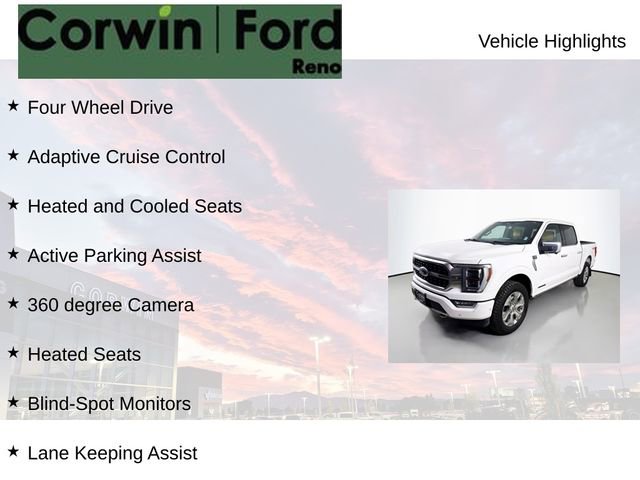 Certified 2021 Ford F150 Platinum w/ Equipment Group 701A High AWD/4WD image 8