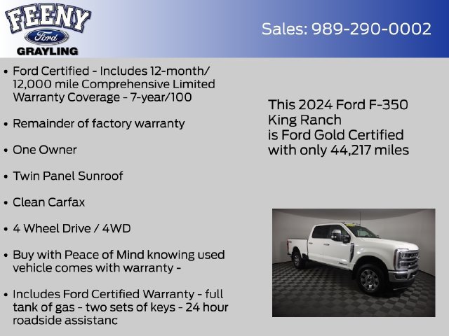 Certified 2024 Ford F350 King Ranch w/ Chrome Package AWD/4WD image 5