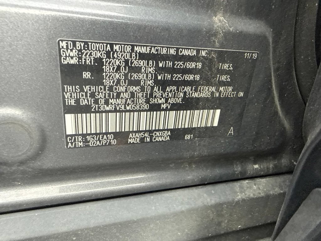Used 2020 Toyota RAV4 Limited AWD/4WD image 11