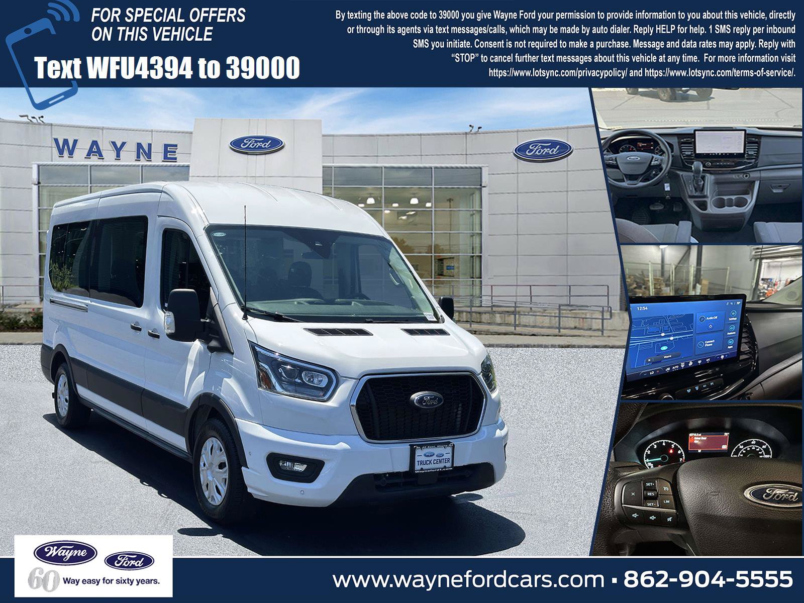 Certified 2023 Ford Transit 350 XLT