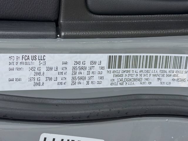 Used 2019 Jeep Grand Cherokee Altitude RWD image 38