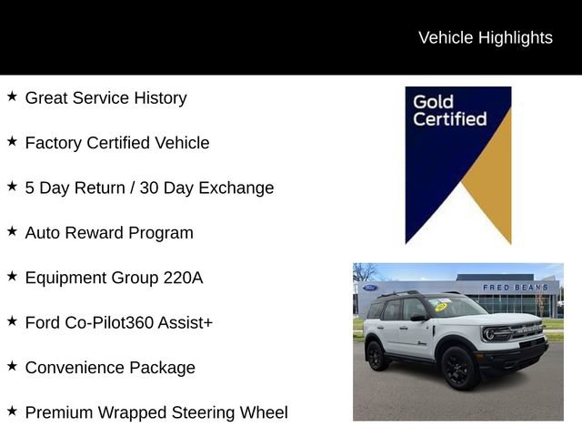 Certified 2024 Ford Bronco Sport Free Wheeling w/ Convenience Package AWD/4WD image 4