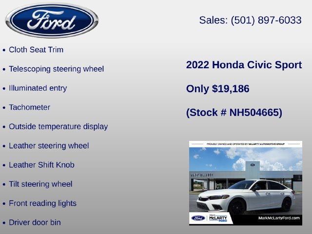 Used 2022 Honda Civic Sport image 29