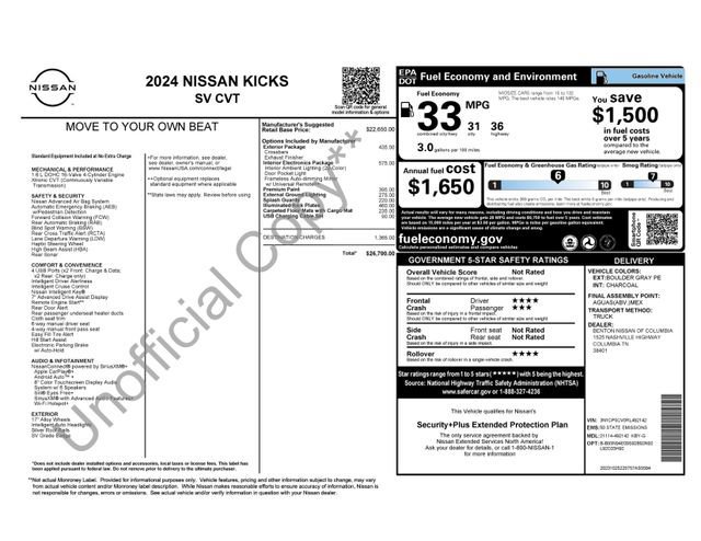 Used 2024 Nissan Kicks SV w/ Interior Electronics Package image 19