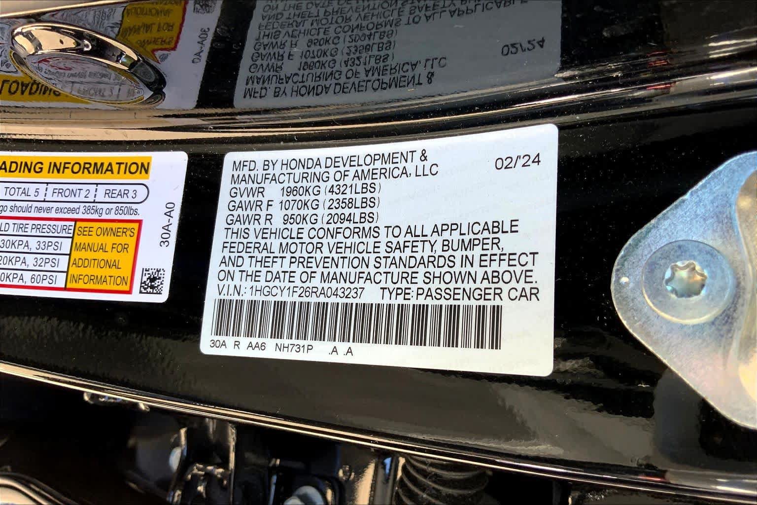 Used 2024 Honda Accord LX image 34