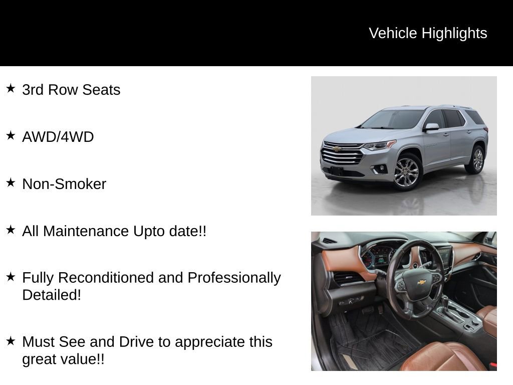Used 2018 Chevrolet Traverse High Country image 10