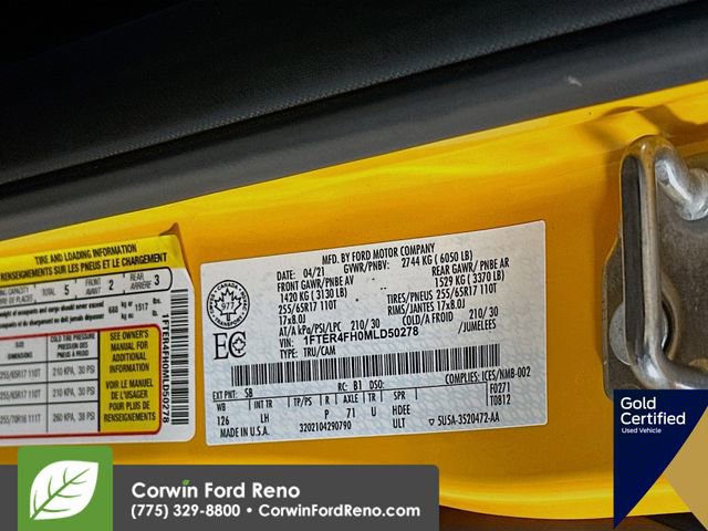 Certified 2021 Ford Ranger XLT w/ Equipment Group 302A High image 33