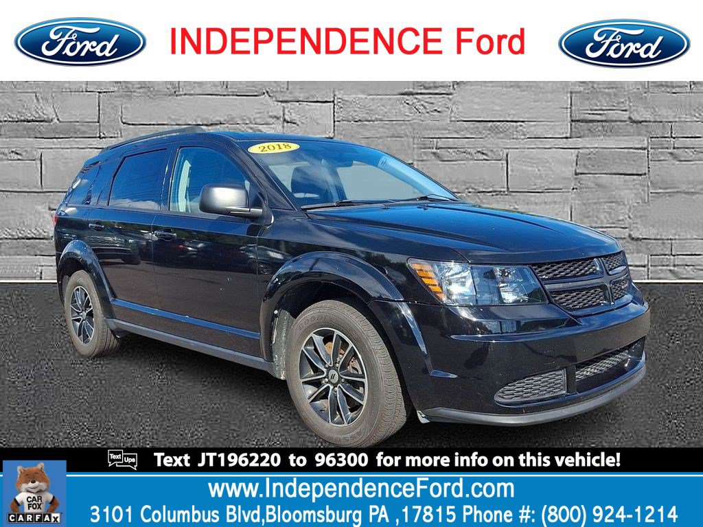 Used 2018 Dodge Journey SE w/ Blacktop Package