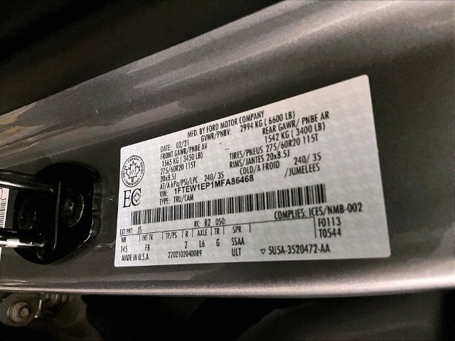 Certified 2021 Ford F150 XLT w/ Equipment Group 302A High AWD/4WD image 32
