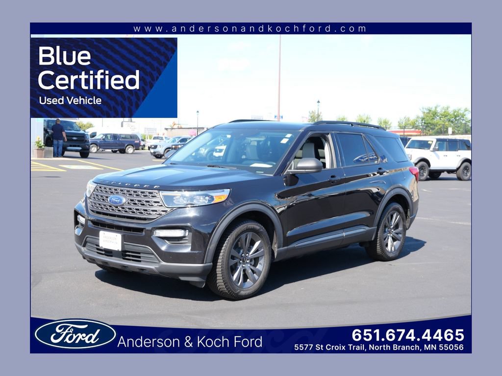 Certified 2021 Ford Explorer XLT w/ Equipment Group 202A AWD/4WD image 1