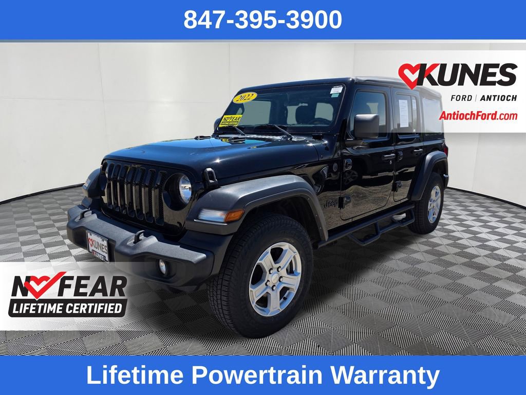 Used 2022 Jeep Wrangler Unlimited Sport AWD/4WD image 3