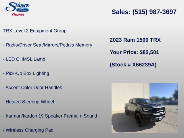 Used 2023 RAM 1500 TRX w/ TRX Level 2 Equipment Group AWD/4WD image 28