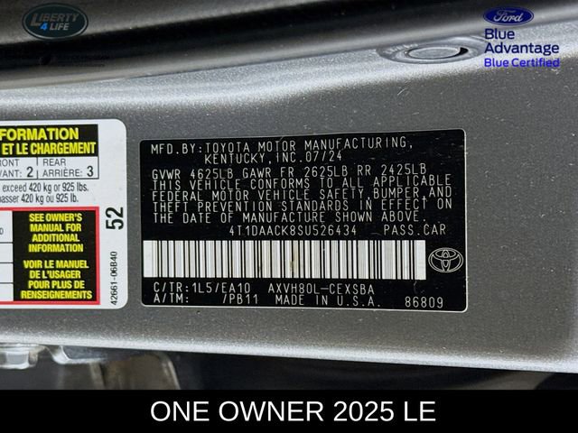 Used 2025 Toyota Camry LE image 29