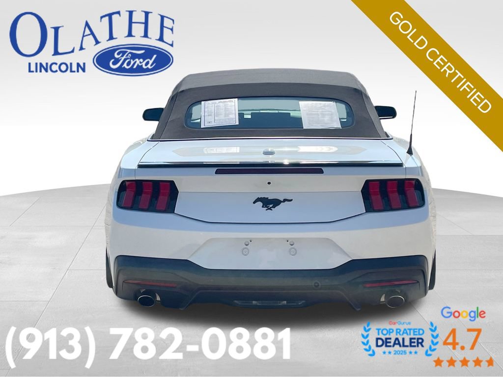 Certified 2025 Ford Mustang Convertible w/ Mustang Nite Pony Package RWD image 5