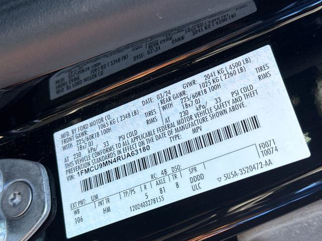 Certified 2024 Ford Escape ST-Line w/ Tech Pack #1 AWD/4WD image 23