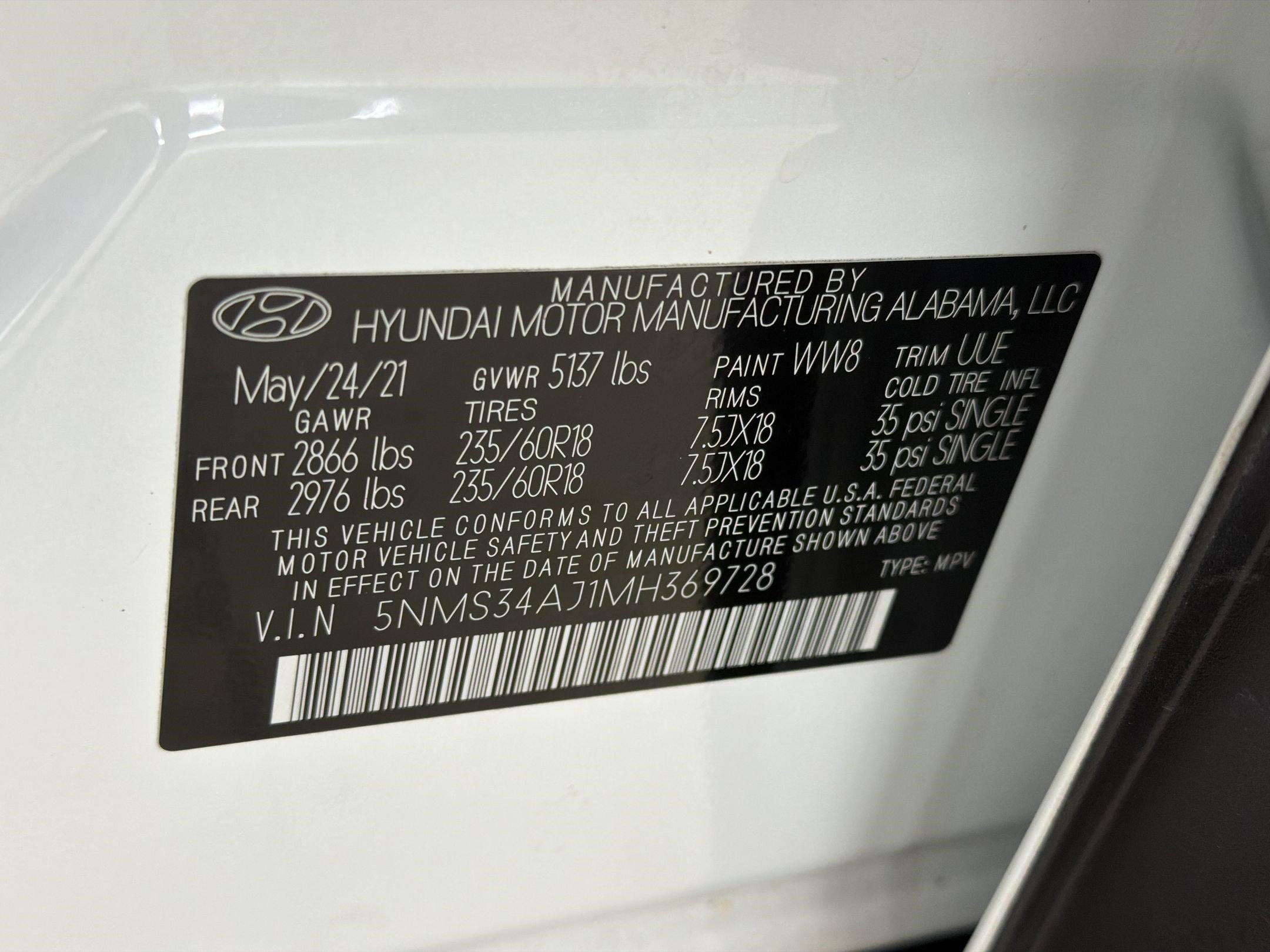 Used 2021 Hyundai Santa Fe SEL w/ Convenience + Premium Package FWD image 25