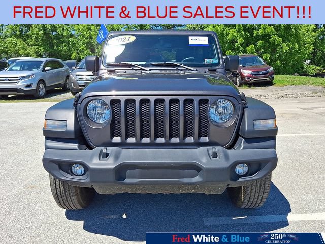 Used 2021 Jeep Wrangler Unlimited Sport w/ Sun And Sound Package AWD/4WD image 3