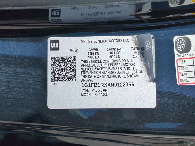 Used 2022 Chevrolet Camaro LT w/ Technology Package RWD image 37