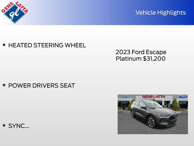 Certified 2023 Ford Escape Platinum image 34