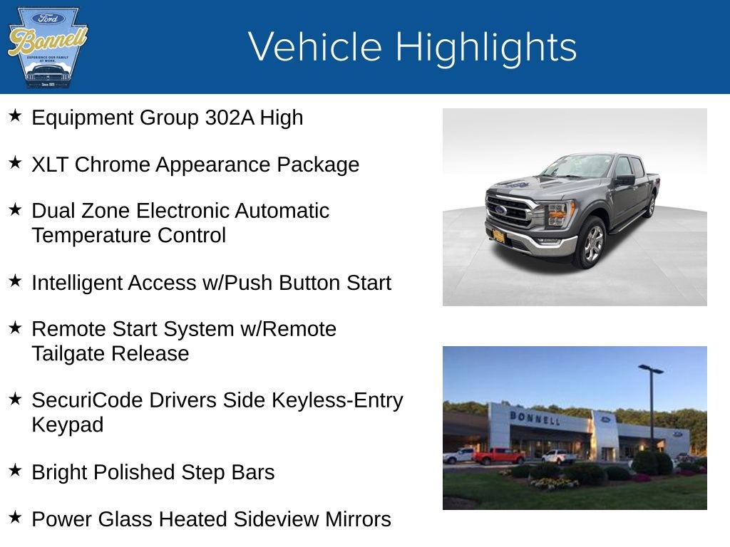 Certified 2022 Ford F150 XLT w/ Equipment Group 302A High AWD/4WD image 7