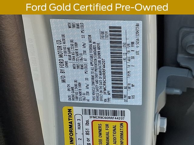 Certified 2024 Ford Bronco Sport Outer Banks w/ Tech Package AWD/4WD image 34