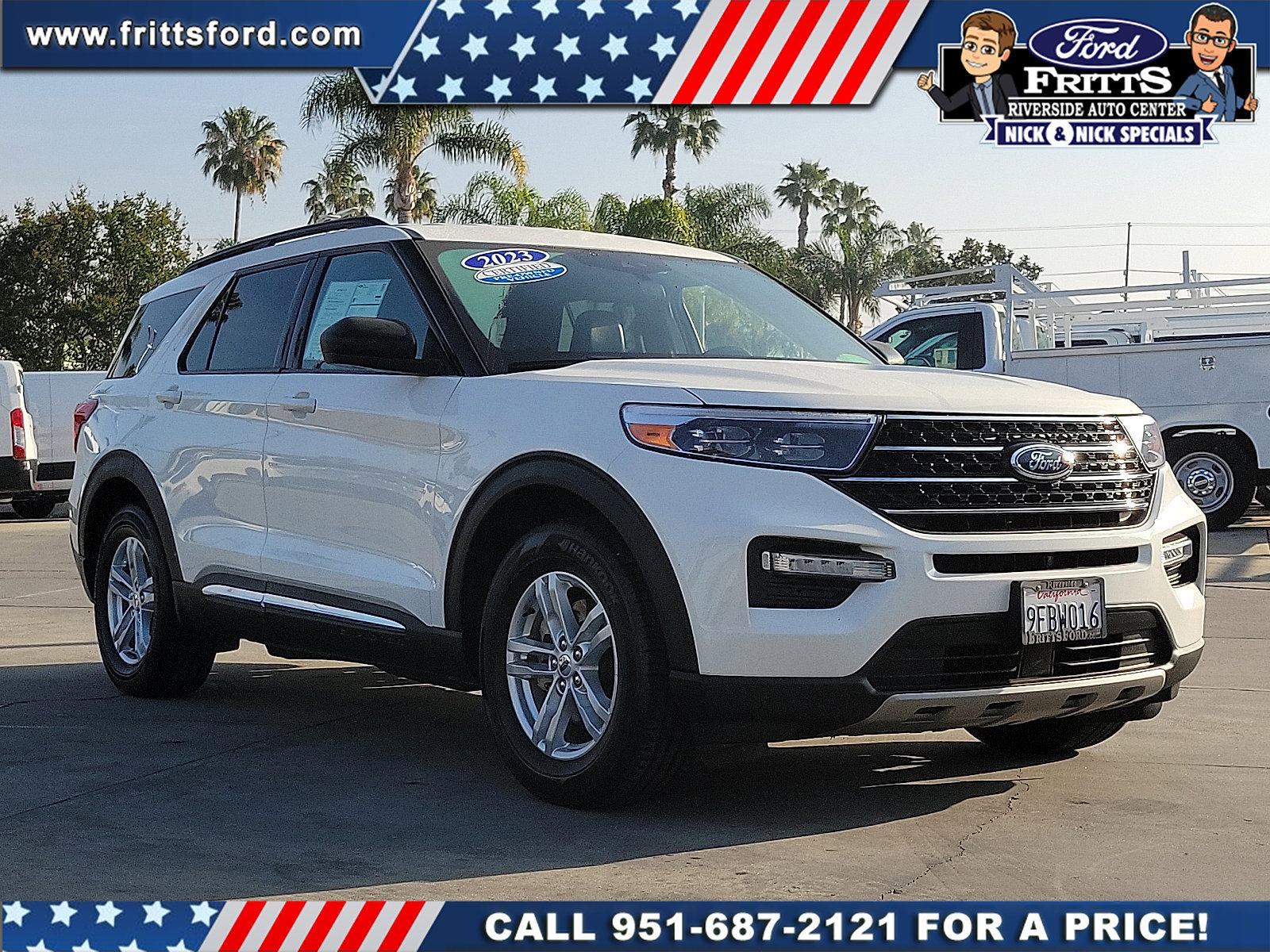 Certified 2023 Ford Explorer XLT w/ Equipment Group 202A image 3