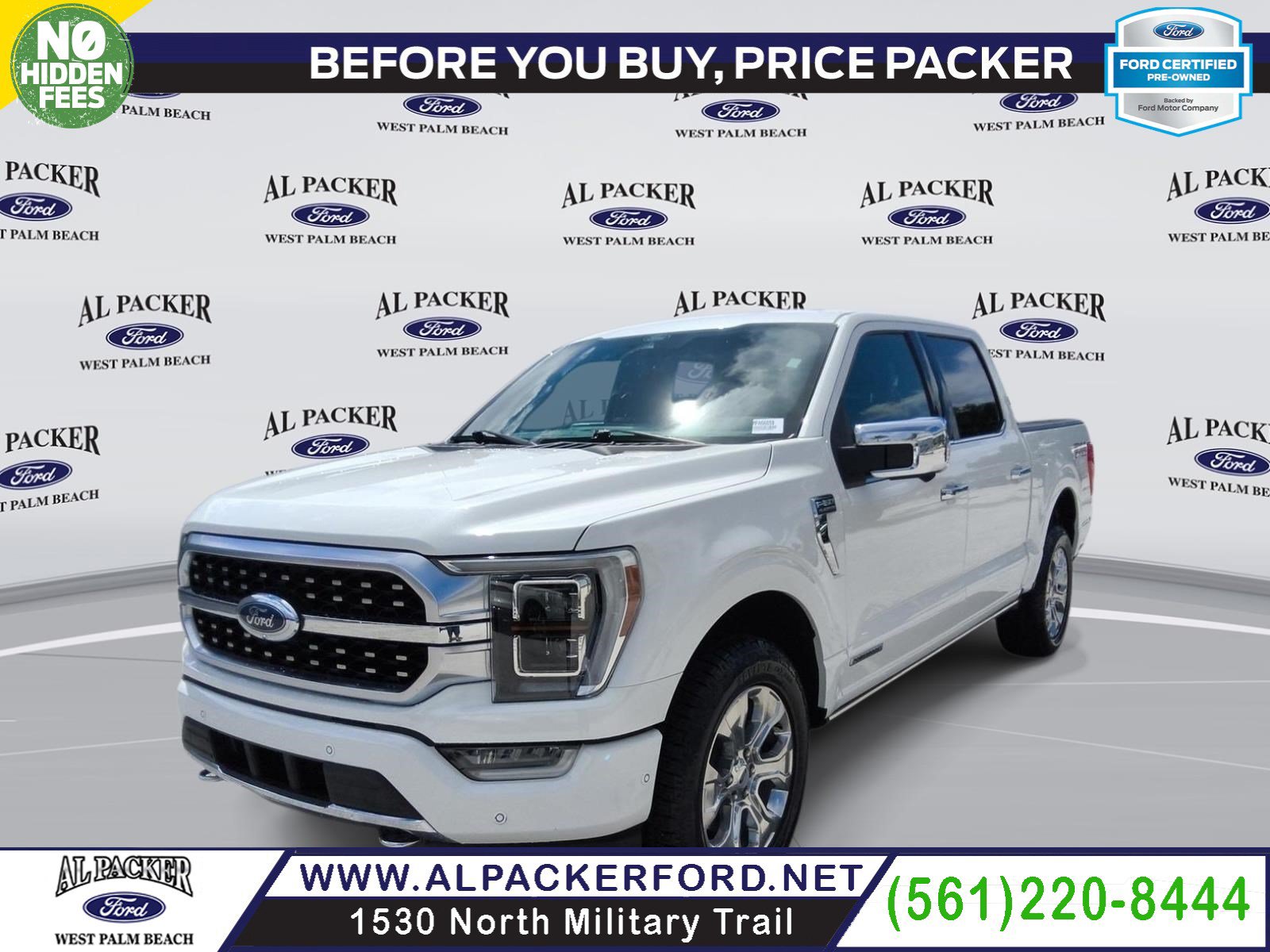 Certified 2021 Ford F150 Platinum w/ Equipment Group 701A High