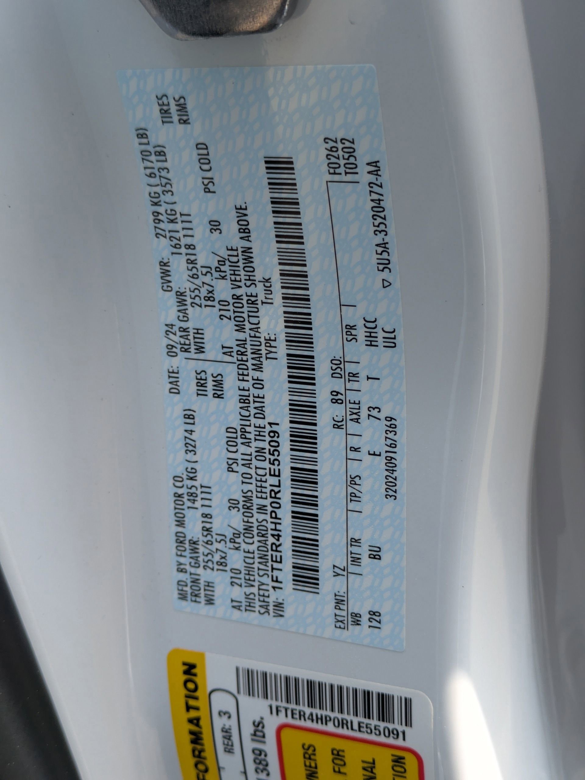 Certified 2024 Ford Ranger XLT image 38