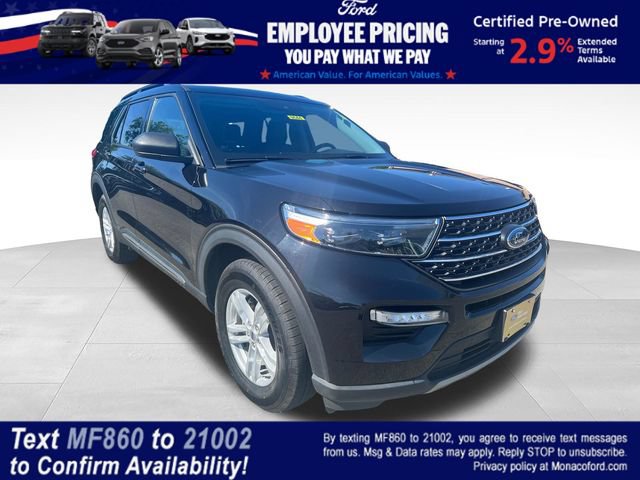 Certified 2022 Ford Explorer XLT w/ Equipment Group 202A
