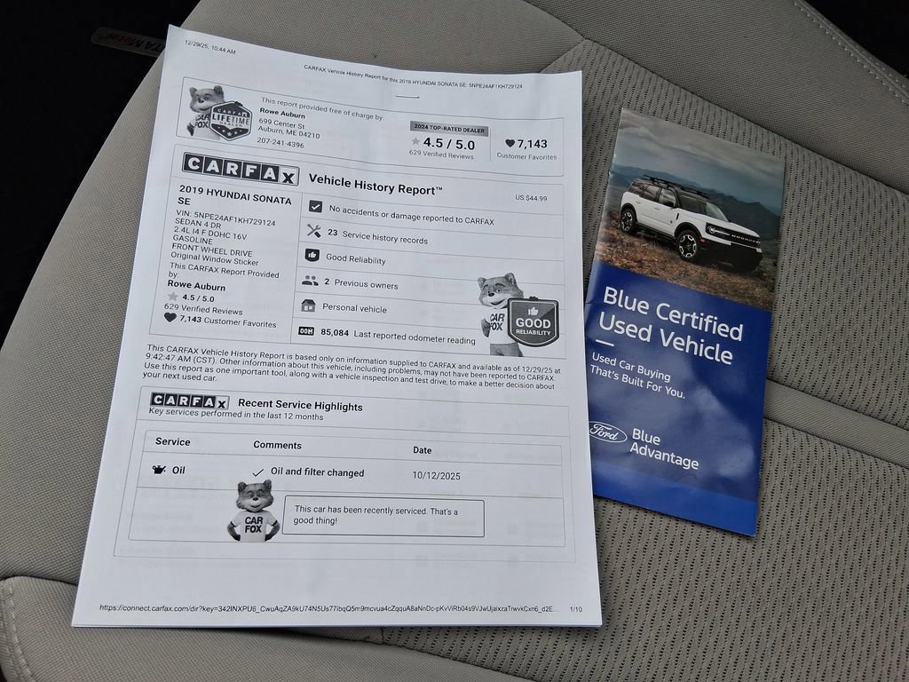 Used 2019 Hyundai Sonata SE w/ Cargo Package image 29