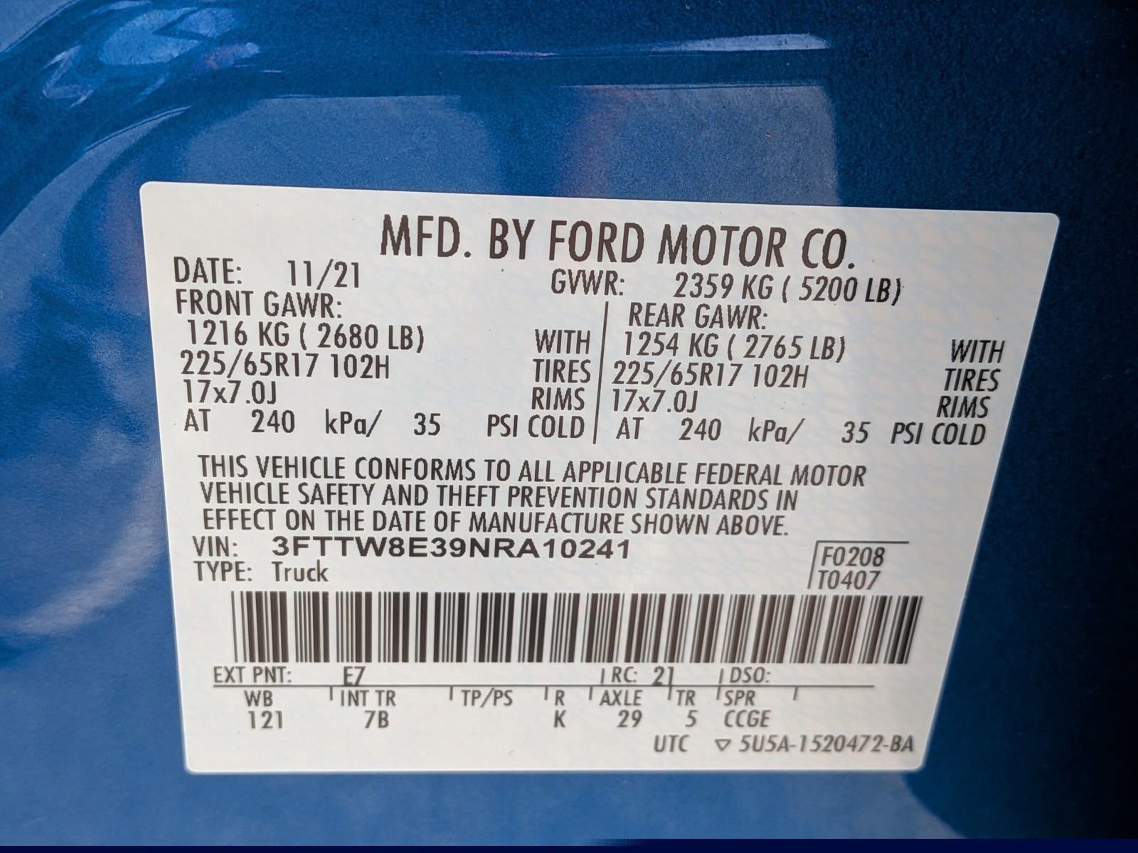 Certified 2022 Ford Maverick XLT FWD image 14