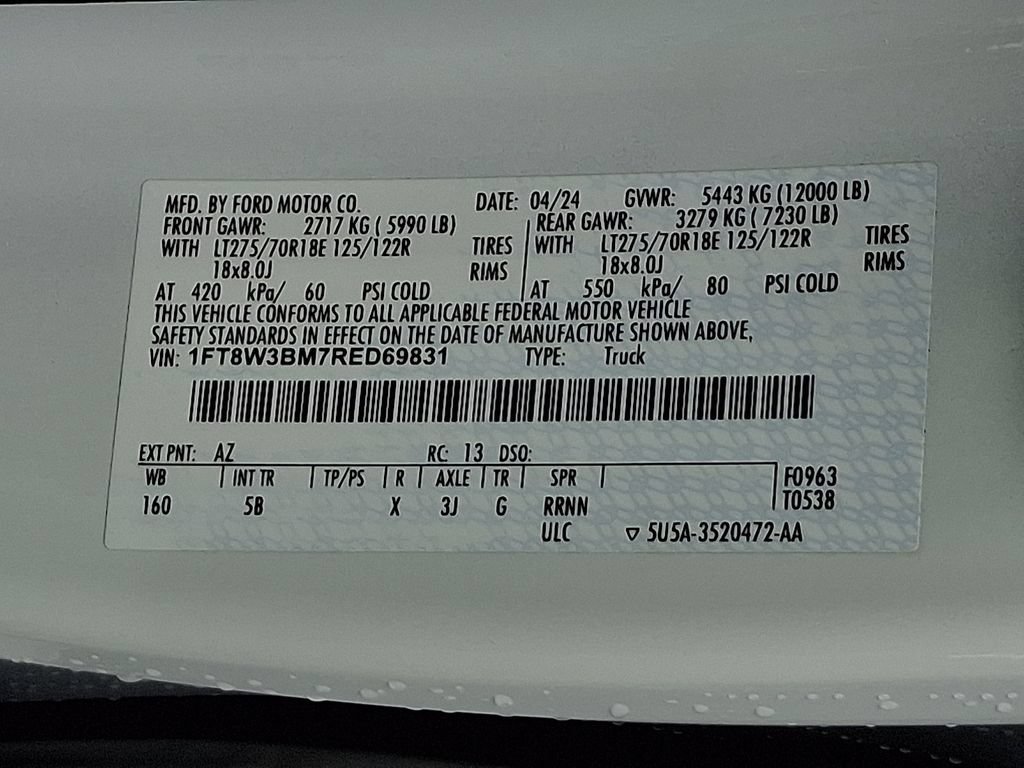 Certified 2024 Ford F350 Lariat w/ Lariat Ultimate Package AWD/4WD image 29