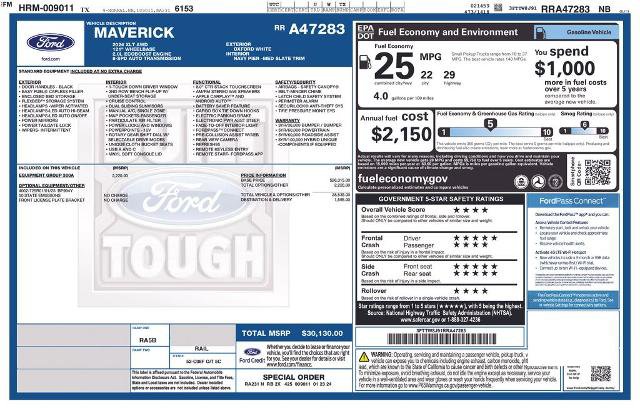 Certified 2024 Ford Maverick XLT w/ Equipment Group 300A Standard AWD/4WD image 6