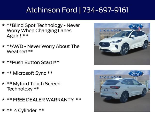 Certified 2023 Ford Escape ST-Line Select w/ Tech Pack #2 AWD/4WD image 9