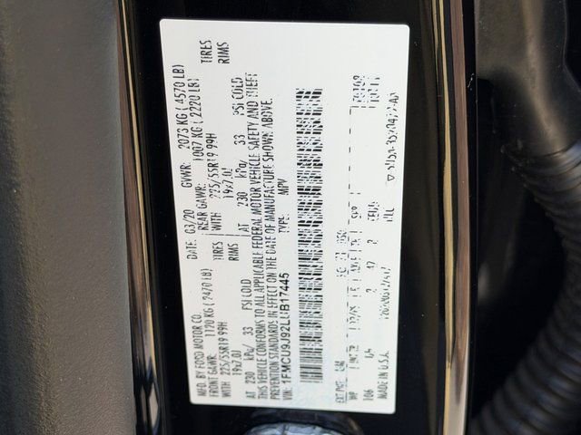Certified 2020 Ford Escape Titanium AWD/4WD image 27