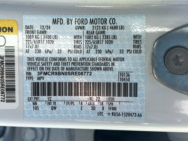 Certified 2025 Ford Bronco Sport Big Bend AWD/4WD image 39