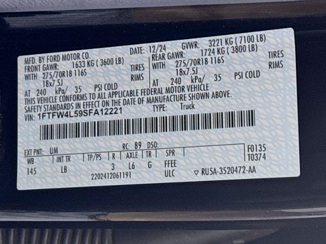 Certified 2025 Ford F150 Tremor AWD/4WD image 33