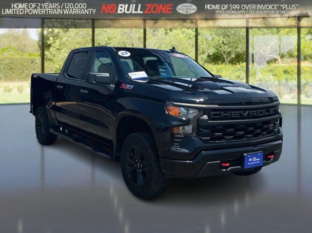 Used 2022 Chevrolet Silverado 1500 Custom Trail Boss w/ LPO, Dark Essentials Package AWD/4WD image 7