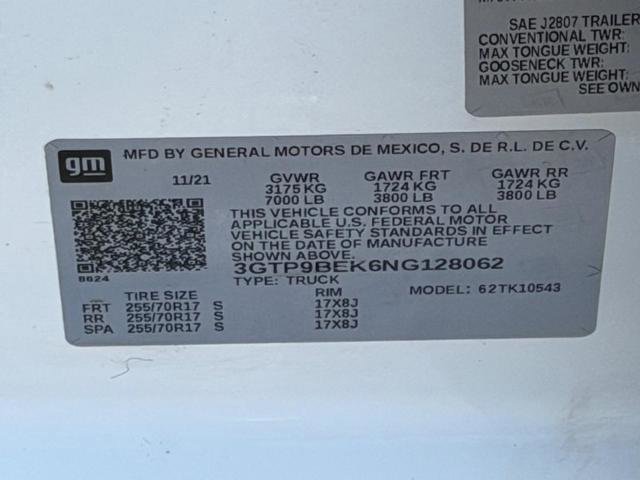 Used 2022 GMC Sierra 1500 SLE image 21