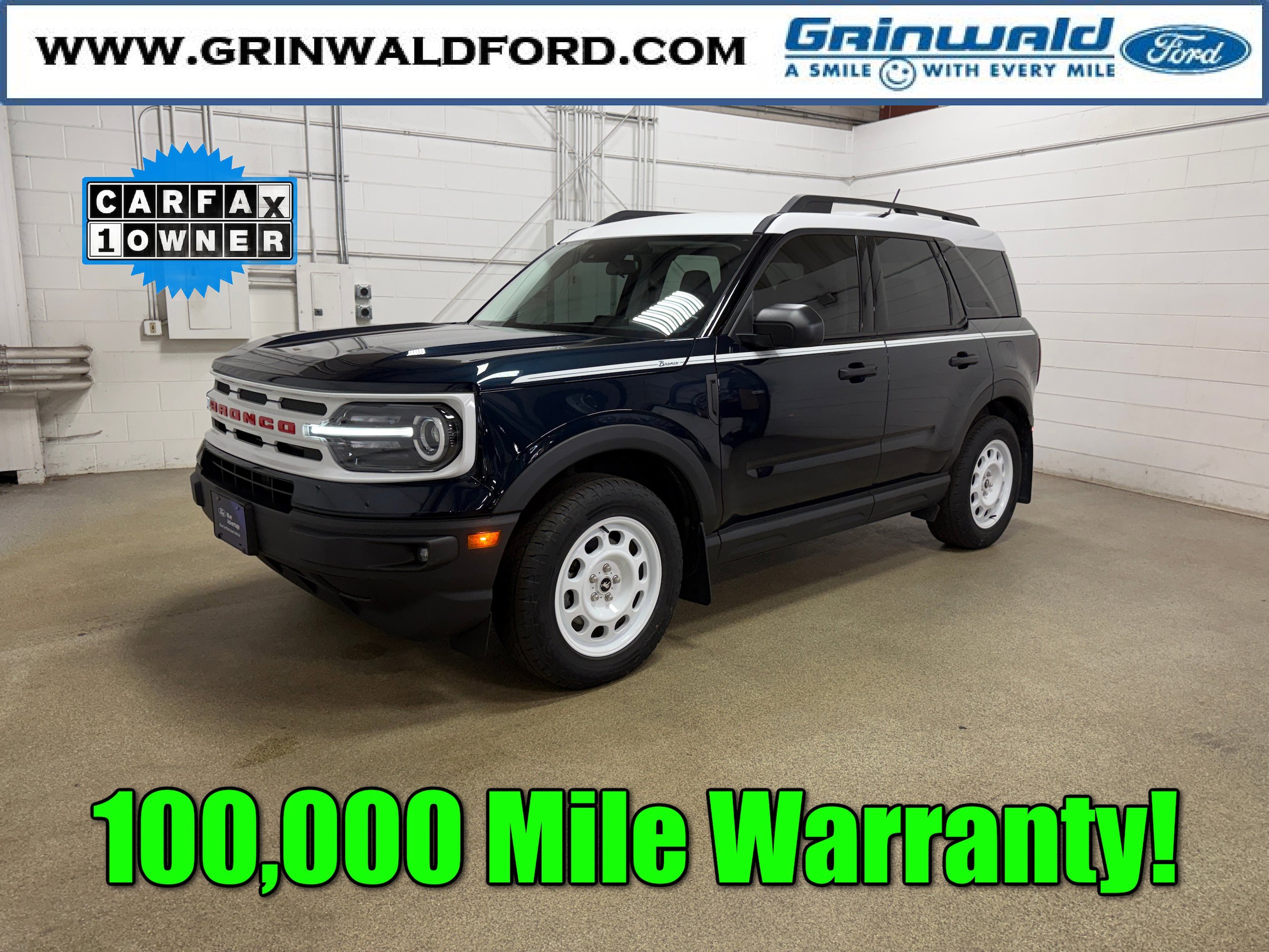 Certified 2023 Ford Bronco Sport Heritage w/ Heritage Convenience Package AWD/4WD image 2